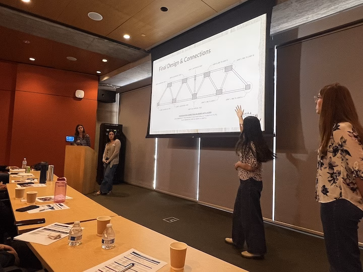 MiTek Student Competition event at UC San Diego supported by Stone Truss